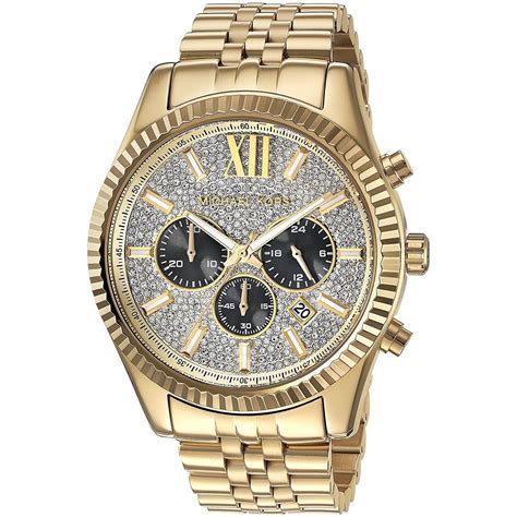 how to set michael kors lexington watch|oversized lexington two tone watch.